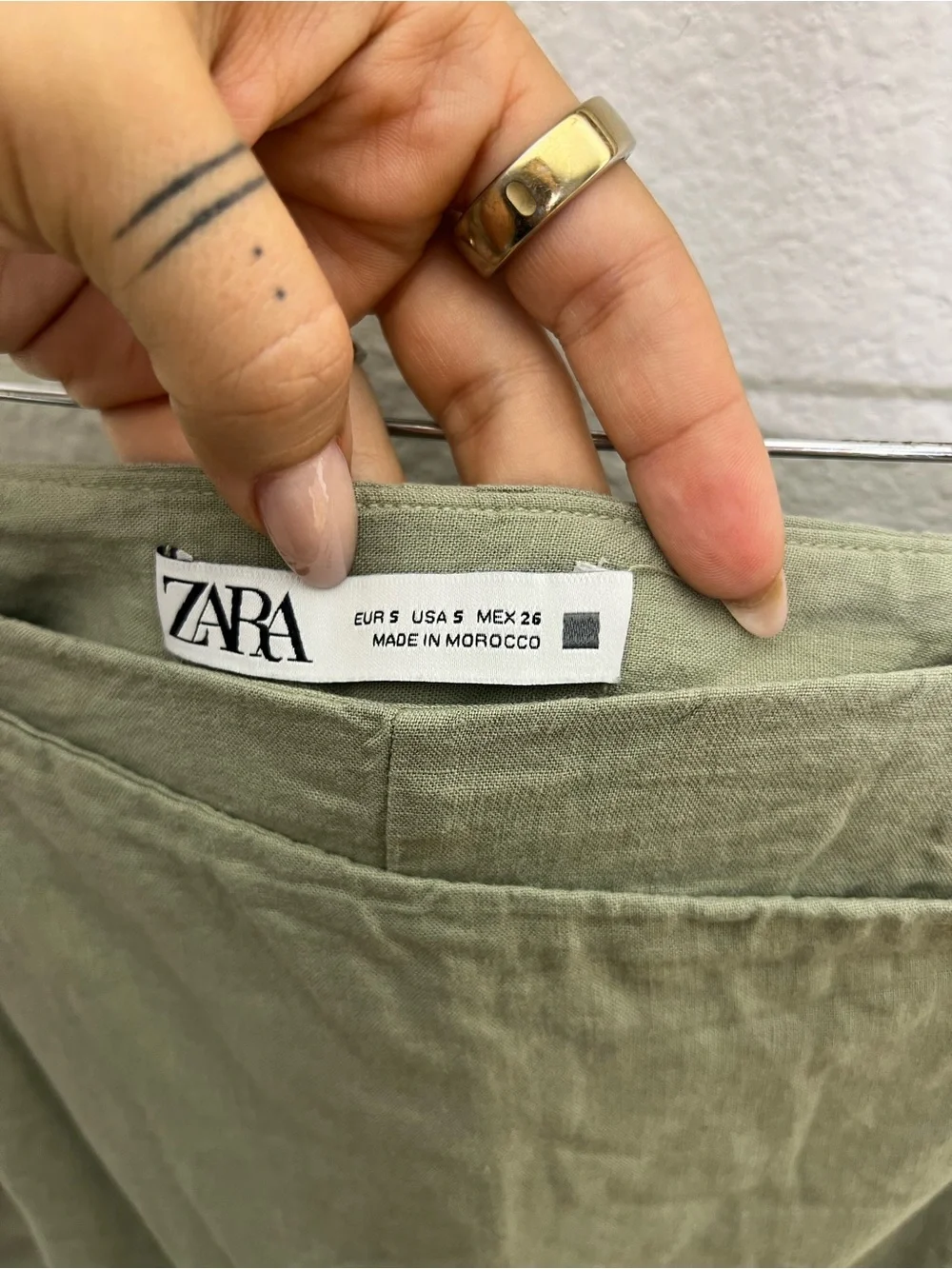 Zara sage green